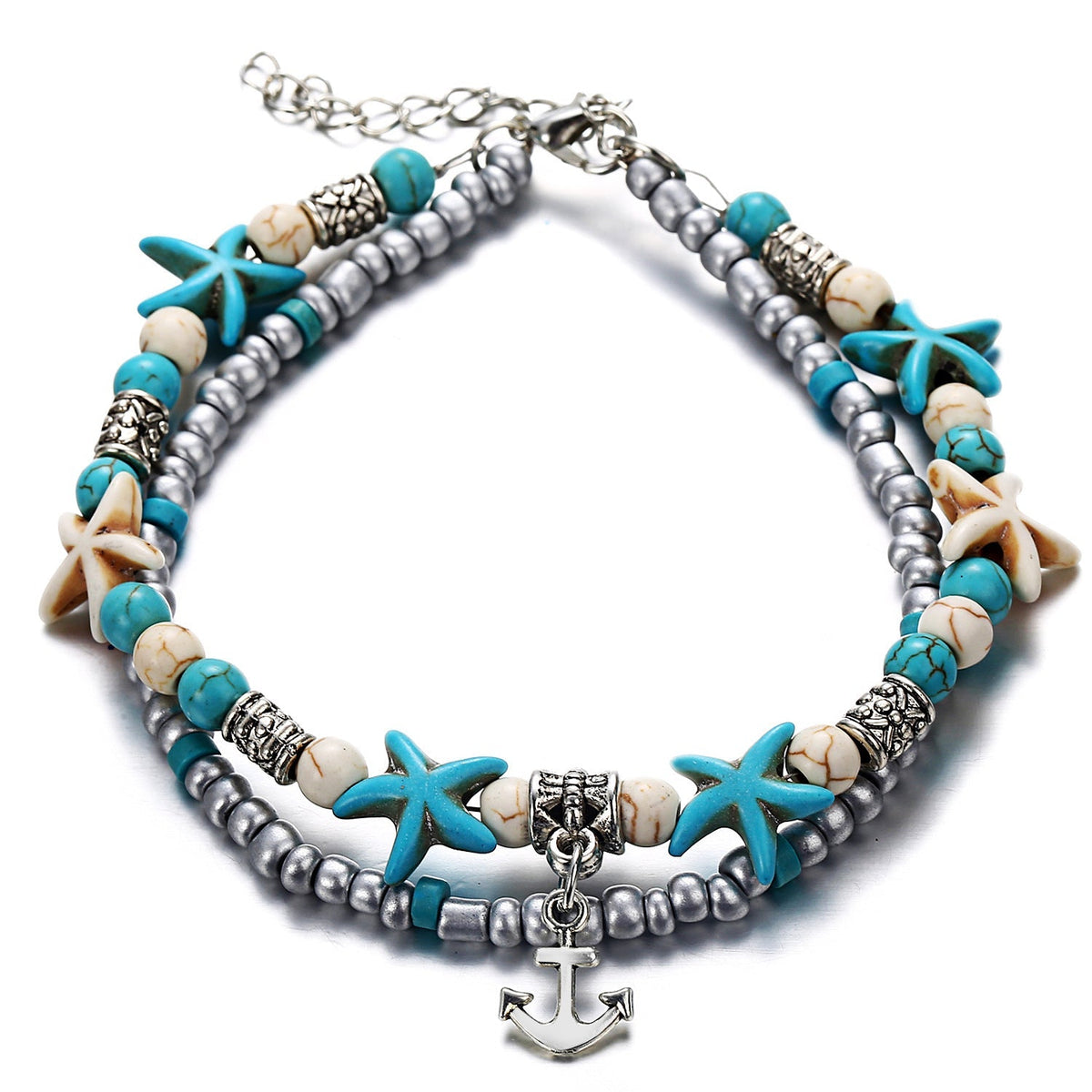 Fashionable Summer Anklet with Nature Motifs
