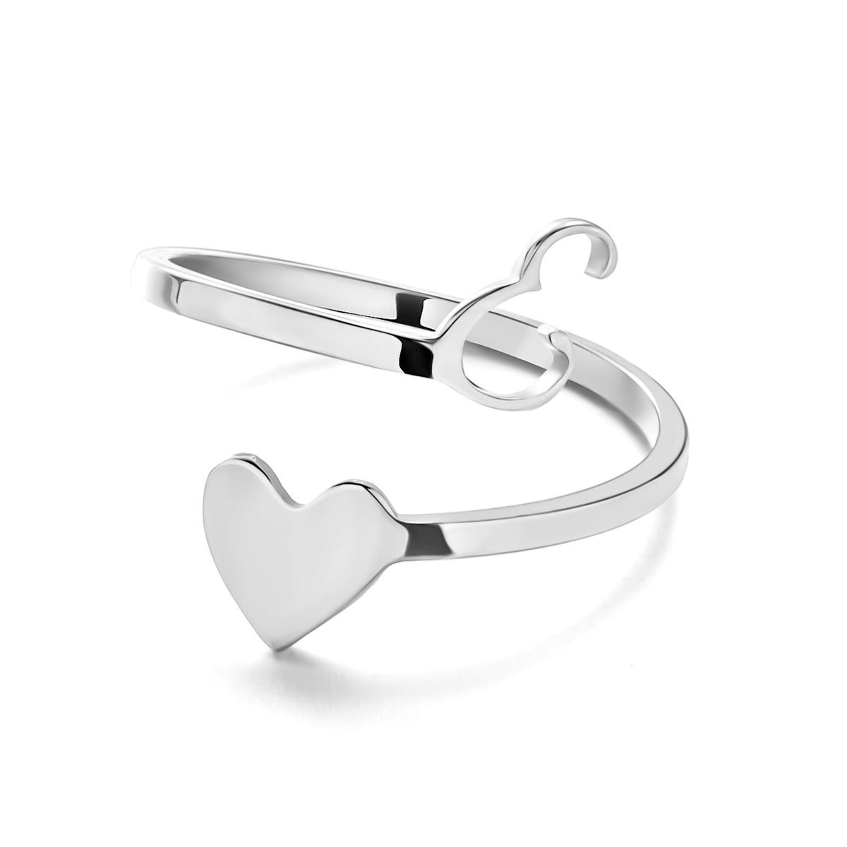 Women’s adjustable ring styled with casual outfit