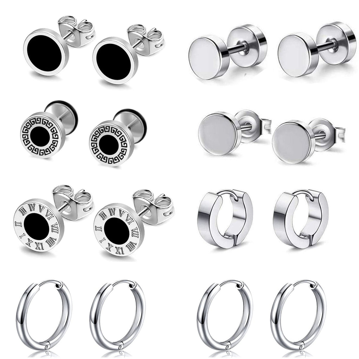 Lightweight hoop earrings perfect for casual outfits