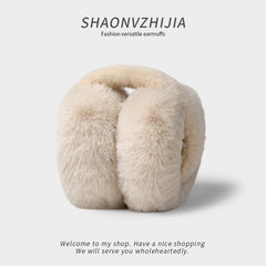 Pink winter ear protection earmuffs