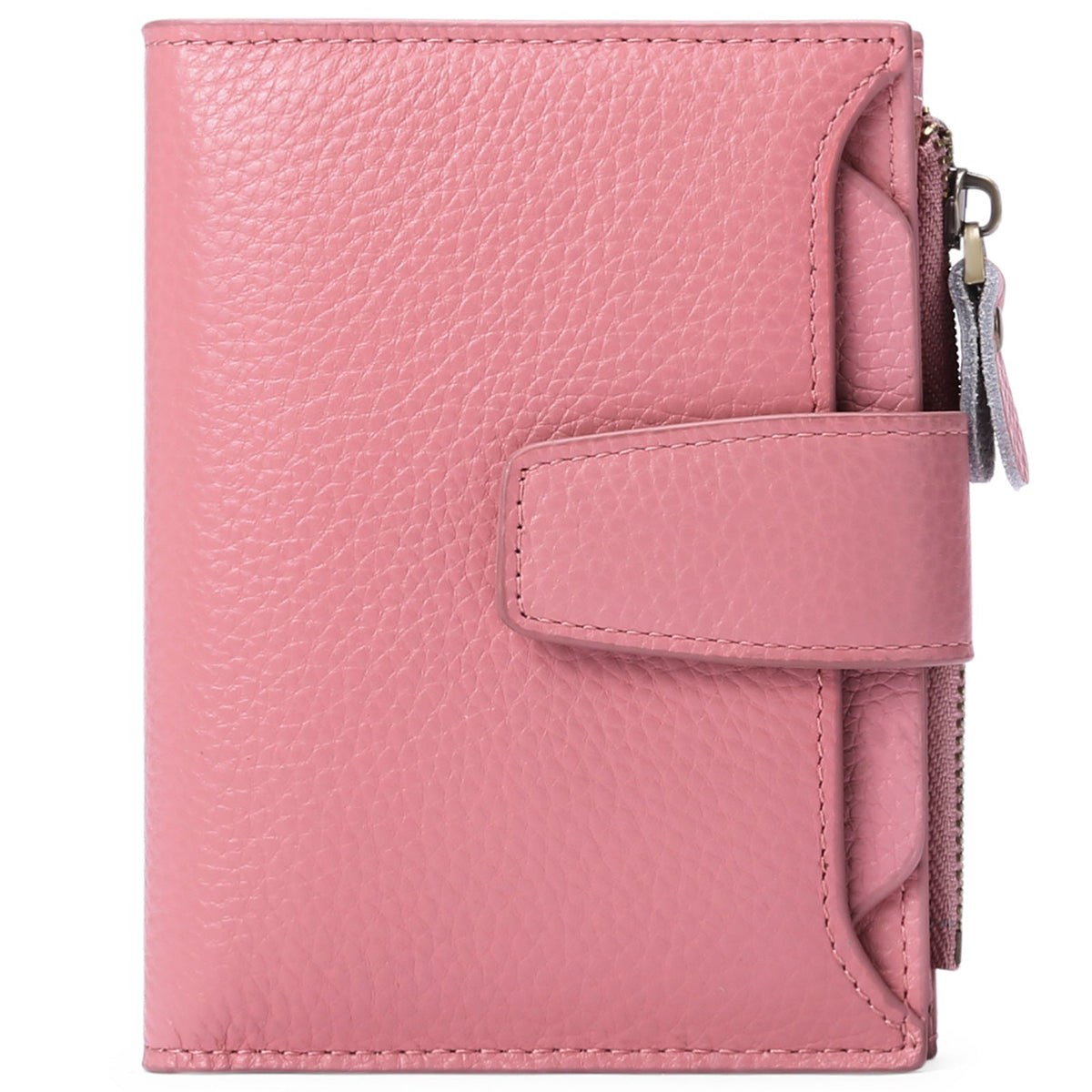 Premium leather wallet for women in navy blue