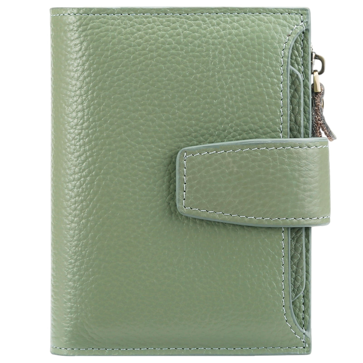 Various colour options of women's leather wallets