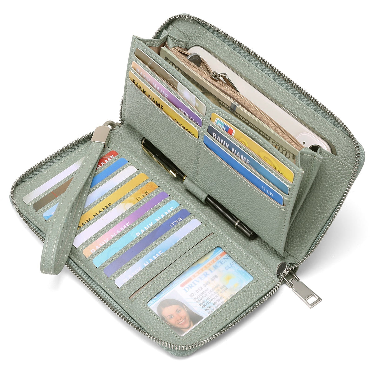 array of women's wallets in various colours