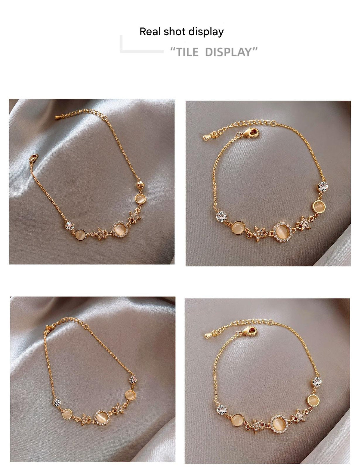Star-Shaped Cat Eye Stone Bracelet showcasing versatility
